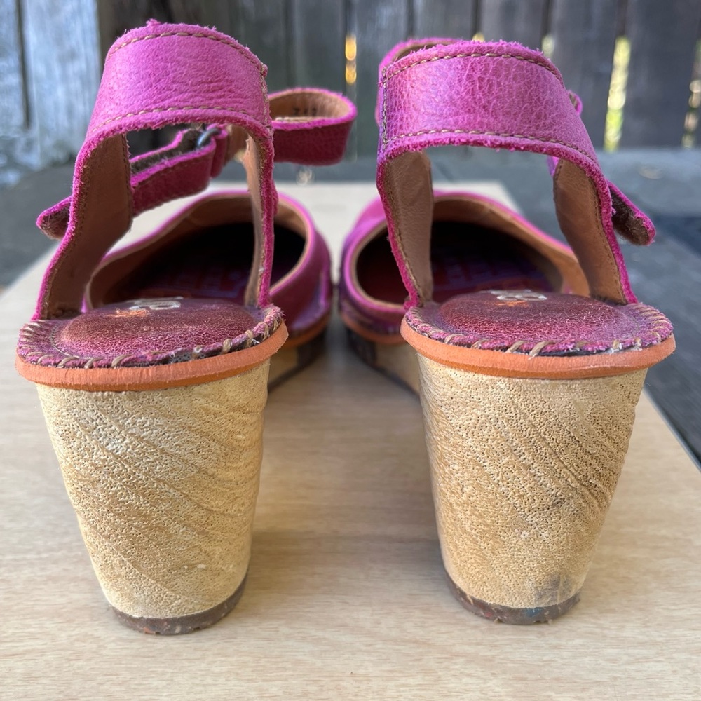 The Art Company Amsterdam 313 Closed Toe Sandal Heels In Pink Sz 41 - Picture 6 of 14